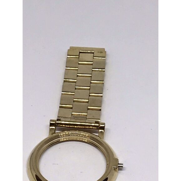 Michael Kors Watch Bracelet Links Case Use For Parts 18mm Band Gold A766 - Picture 8 of 8